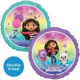 An 18 inch Gabby's Dollhouse Cloud Foil Balloon, manufactured by Anagram.