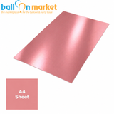 Exterior Chrome Rose Gold Metallic Opaque Vinyl - A4 Sheet (1)