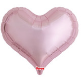 25" Light Pink Heart Jelly Foil Balloon (1) - UNPACKAGED