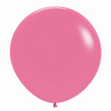 A pack of 3 24" Fashion Rose Latex Balloons, manufactured by Sempertex.
