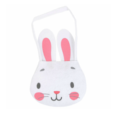 An Easter Bunny White Felt Gift Bag.