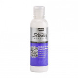 A 250ml Bottle of Studio Acrylics Pouring Medium, manufactured by Pebeo.