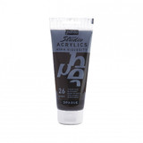 A 100ml Tube of Mars Black Studio Acrylic Paint, manufactured by Pebeo.