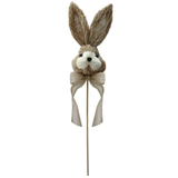 An Easter Straw Bunny Pick Decoration, measuring approx. 41.5cm.