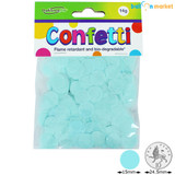 15mm Light Blue Circle Tissue Paper Confetti (14g)