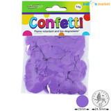 15mm Purple Circle Tissue Paper Confetti (14g)