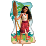 A 39 inch Moana 2 Shape Foil Balloon, manufacturer by Procos.