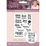 A Thorn & Bloom Sending Blooms Clear Acrylic Stamp Set, manufactured by Crafter's Companion.