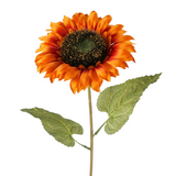 A 60cm Orange Sunflower Stem.