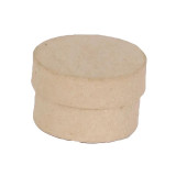 A Mini Round Kraft Box, manufactured by Decopatch.