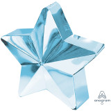 A 170g Light Blue Star Balloon Weight, manufactured by Anagram.