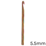 A 15cm KnitPro Crochet Hook, with a width of approx. 5.5mm.