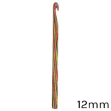 A 15cm KnitPro Crochet Hook, with a width of approx. 12mm.