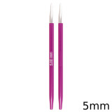 A set of KnitPro Interchangeable Circular Knitting Needle Pin Tips, with a width of approx. 5mm.