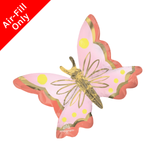 An unpackaged 14 inch Soulful Blossom Butterfly Foil Balloon, manufactured by Anagram.