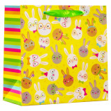 An Easter Bunnies Print Medium Gift Bag