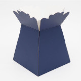 A Pack of 30 Matt Dark Blue Porto Vases, manufactured by Oasis Floral.
