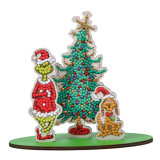 A Grinchmas Time Crystal Art Sparkle Scene Kit.