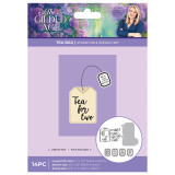 An 11 Piece Gilded Age Tea Bag Stamp, Die & Stencil Set, manufactured by Crafter’s Companion. An 11 Piece Gilded Age Tea Bag Stamp, Die & Stencil Set, manufactured by Crafter’s Companion.