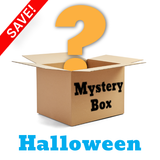 A BM Mystery Bargain Box of various Halloween products. A BM Mystery Bargain Box of various Halloween products.