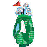 A 37 inch Tee-rific Dad golf bag foil balloon, manufactured by Anagram.