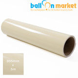 A Roll of Ritrama Light Beige Gloss Opaque Vinyl, measuring approx. 305mm x 5m.
