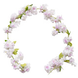 A 1.8m Light Purple Azalea Garland.