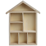 A Wooden House Shelf, measuring approx. 30cm.