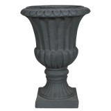 A Hortus Victorian Grey Garden Urn, measuring 48cm.
