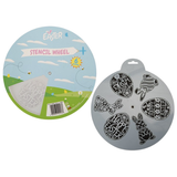 An Easter stencil wheel with 6 designs.