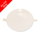 A bag of 6" Marshmallow Linen G-Link Latex Balloons, manufactured by Gemar.