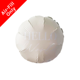 A 9 inch Neutral Hello World Baby Shower Foil Balloon, manufactured by Unique.