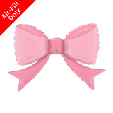 A 14 inch Pretty Pink Bow Mini Foil Balloon, manufactured by Betallic.