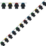 A Harry Potter House Cloaks Paper Banner, measuring approx. 3.6m.