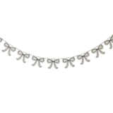 A Black Bow Card Garland, measuring approx. 2m.