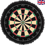 A 30 inch Dartboard Metallic Foil Balloon, manufactured by Oaktree UK.