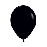 5" Fashion Black Sempertex Latex Balloons (100)