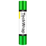 A roll of Grass Green Metallic Satin Chrome Vinyl, measuring approx. 12" x 60".