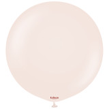 A pack of 2 36" Standard Pink Blush Latex Balloons, manufactured by Kalisan.