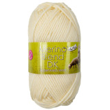 A 50g ball of Merino Blend DK Aran Wool, manufactured by King Cole.