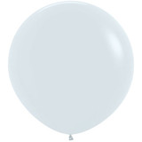 3ft Fashion White Sempertex Latex Balloons (2)