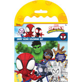 A Spidey & Friends Carry Along Colouring Set.