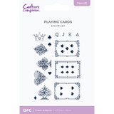 A Playing Cards Stamp Set, manufactured by Crafter’s Companion.