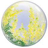 A 24" Kyoko Mimosa T-Bubble Balloon.