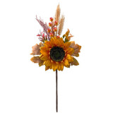 A 45cm Autumn Sunflower Pick.