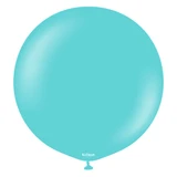24" Standard Aqua Kalisan Latex Balloons (2)