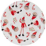 A pack of 6 elf paper plates.