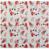 A pack of 12 elf paper napkins.
