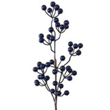 A 53cm Navy Berry Stem.