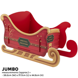 A Christmas Santa's Sleigh Jumbo Gift Display.